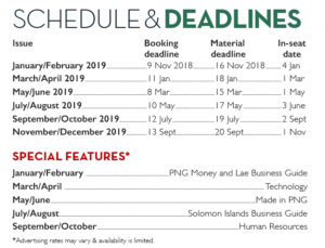 Advertise Paradise Magazine Air Niugini Advertise Paradise Magazine Air Niugini