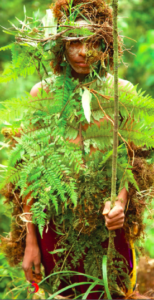 PNG hunter in camouflage